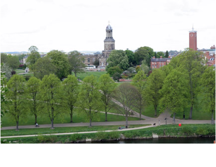 The town from the School Bank